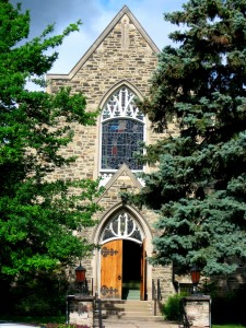 Leaside United Church Front Doors at Leaside United Church