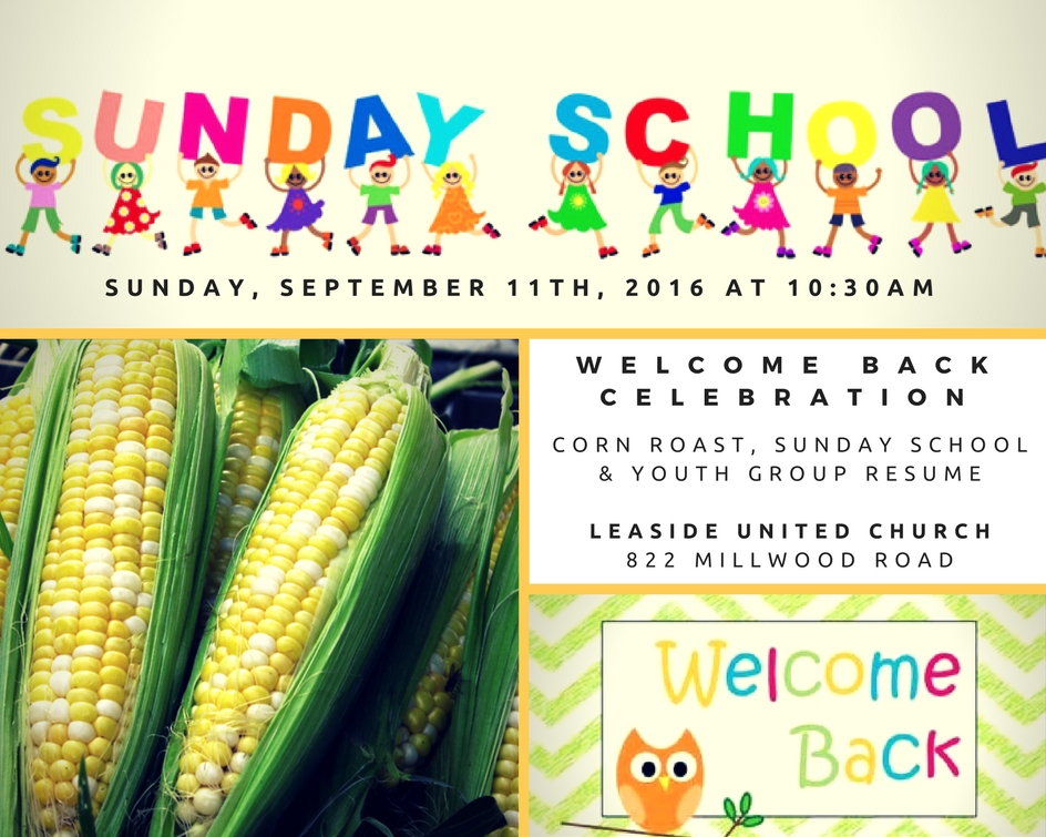 Welcome Back Leaside United Church